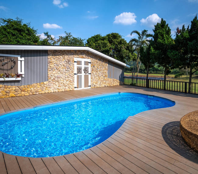 Fiberglass pool